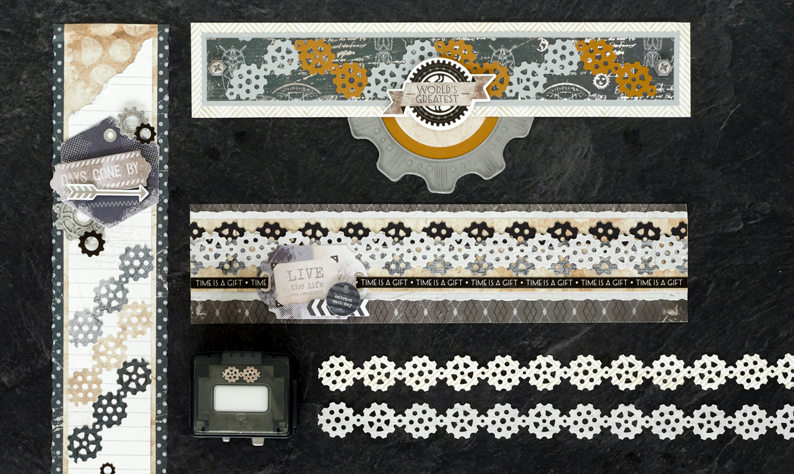 Kick Creativity into Gear with these Rustic Scrapbook Borders