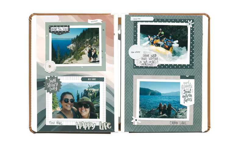 Three Ways to Use the New Happy Album Paper Products