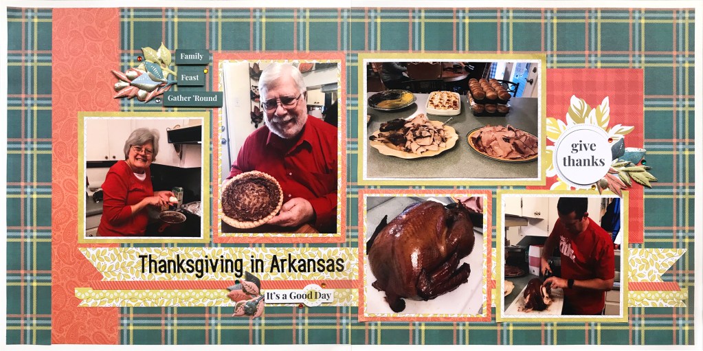 Bring on the Brisk Air with this Fall Scrapbook Spread