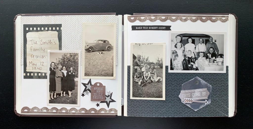 Create Entire 8×8 Vintage Scrapbook Albums with a Few Simple Cuts