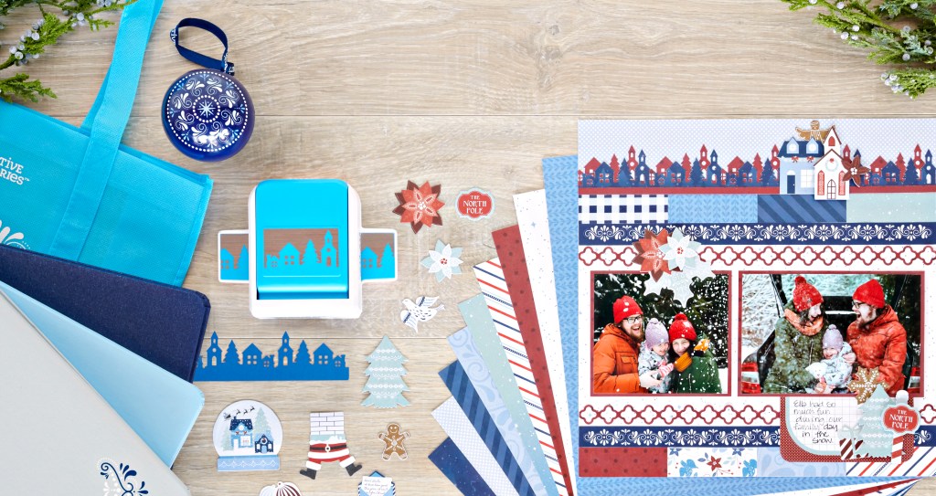 Make Some North Pole Magic with this Holiday Scrapbook Layout