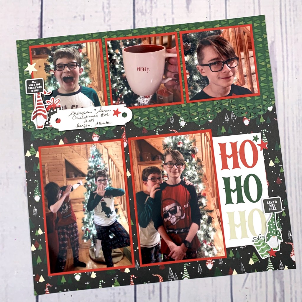 Need to Quickly Create Multiple Scrapbook Layouts? Do it with a Twist!