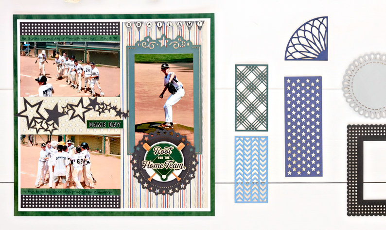 Make Every Day Feel Like Gameday with this Baseball Scrapbook Layout