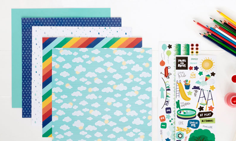 Define Delightful Days with this Adventure Scrapbook Layout