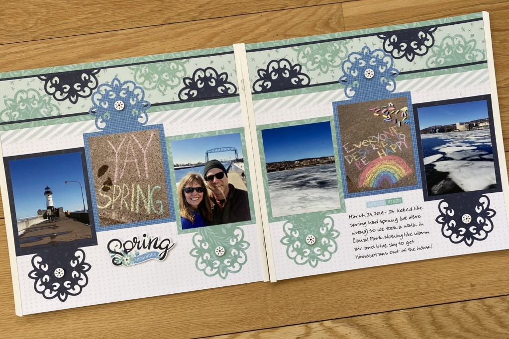 Embrace the New Season With These Spring Scrapbook Spreads