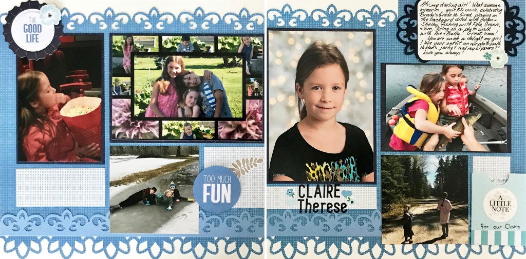 Show Appreciation to Loved Ones with this Spring Scrapbook Spread
