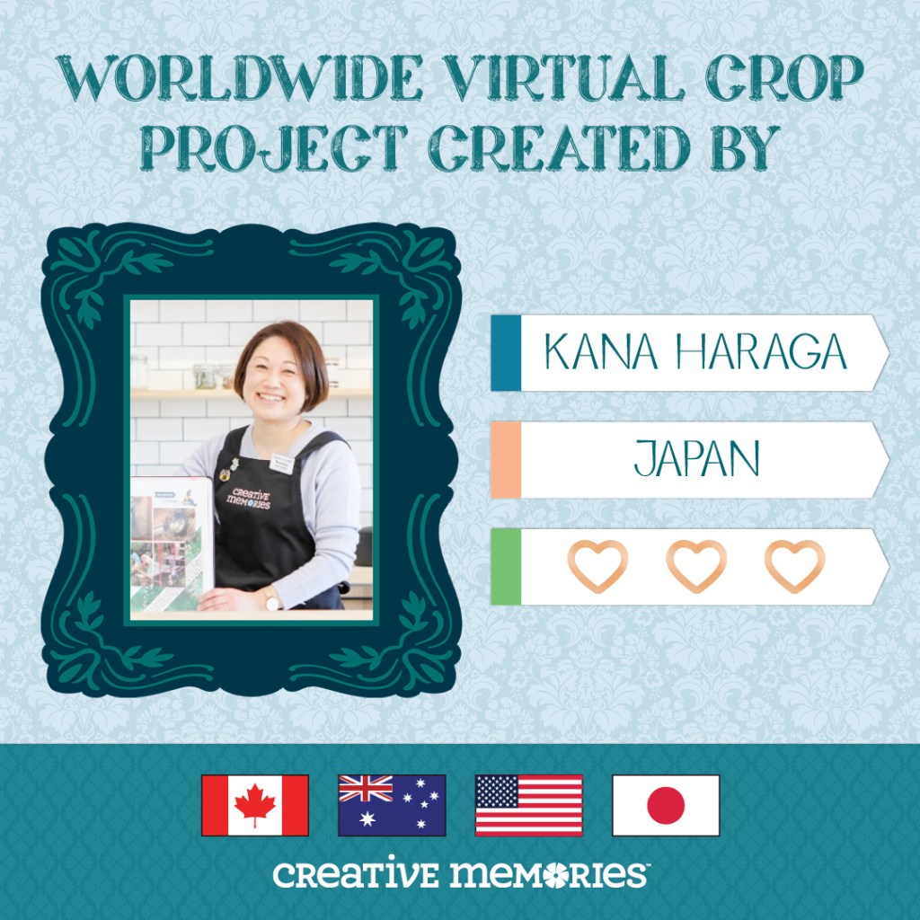 Worldwide Virtual Crop project created by Kana Haraga from Japan.