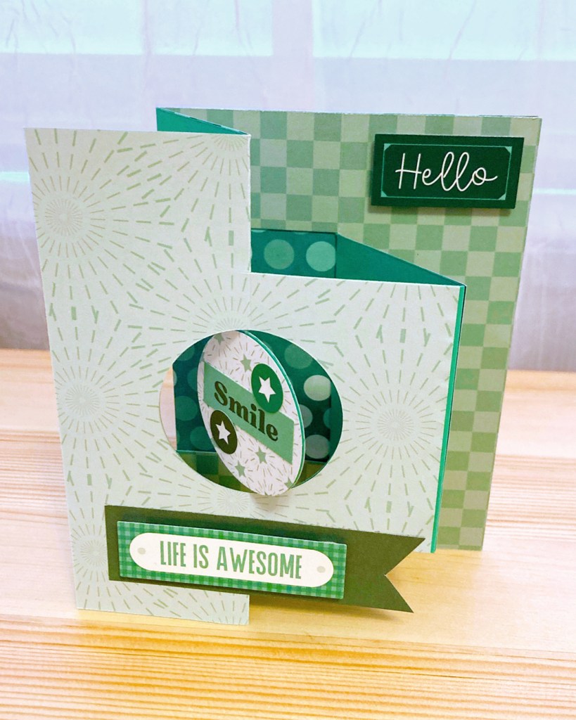 Totally Tonal Island Waters greeting card.