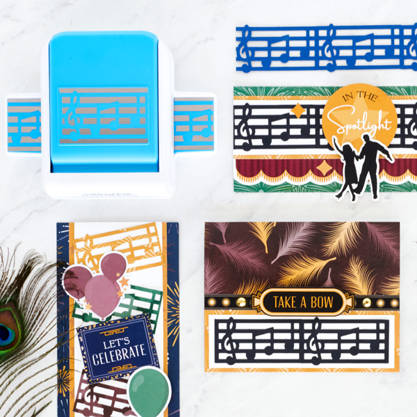Hitting All The Right Notes: Music Themed Scrapbook Borders And DIY Card