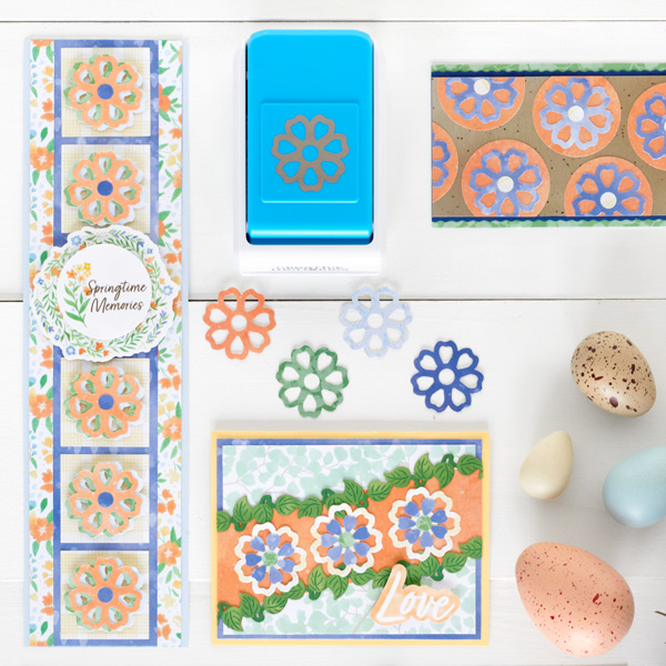 Form Your Own Flower Cutouts: Scrapbook Borders And DIY Card