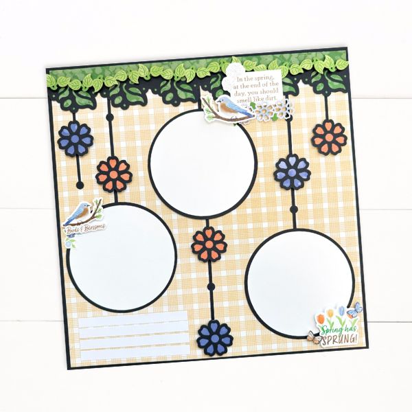Fresh And Floral Spring Scrapbooking Layout