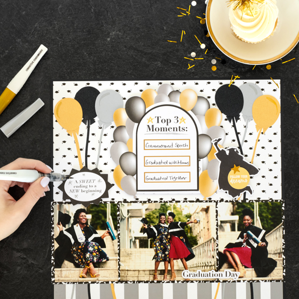 Caps Off To This Graduation Layout!