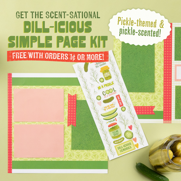The Year of the Pickle: A Dill-ightful Free Scrapbook Kit!