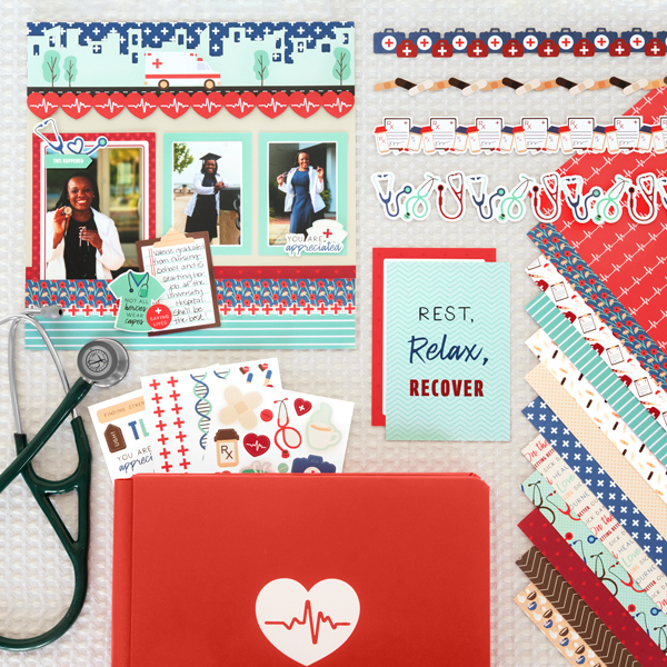 A Layout To Celebrate Medical Heroes