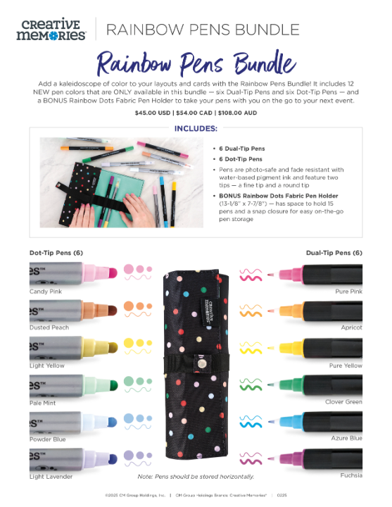 Rainbow Pens Bundle