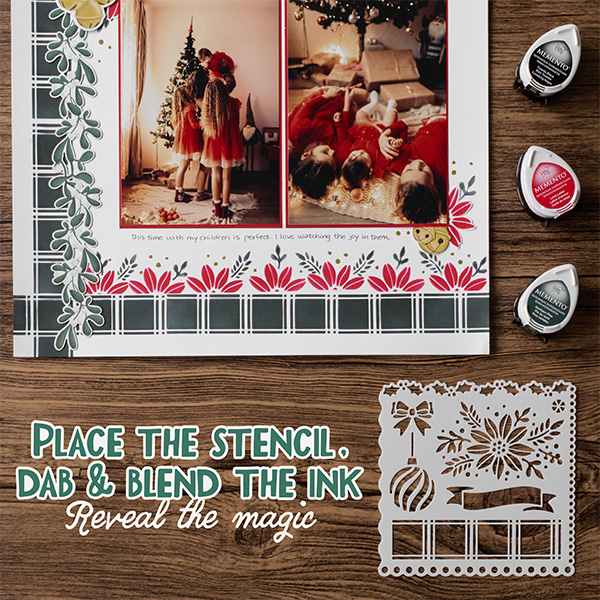 Make it Merry with these Holiday Inks & Stencil