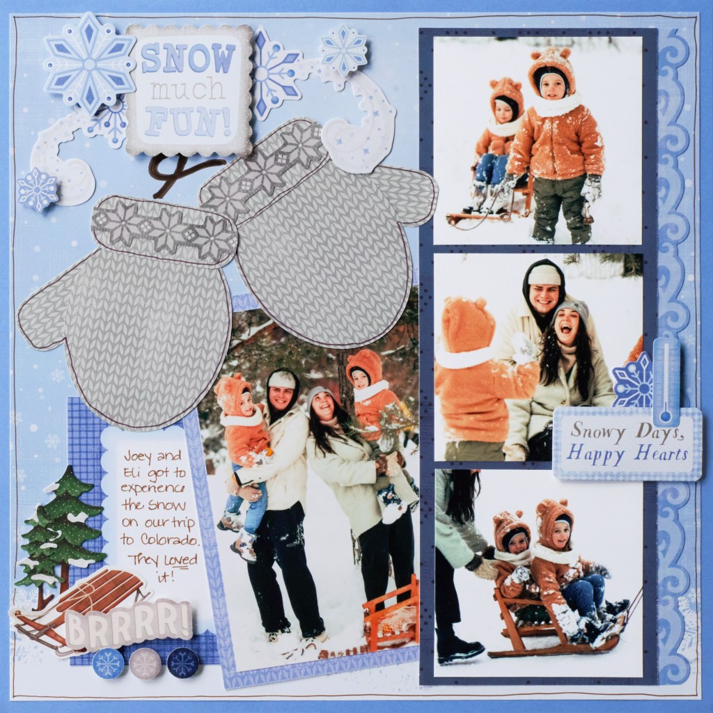 The Perfect Layout to Document Your Winter Wonderland Adventures