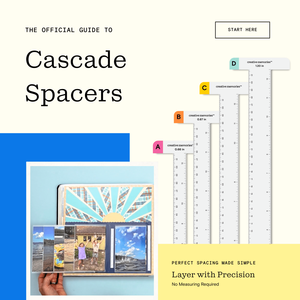 The Official Guide To Creative Memories Cascade Spacers