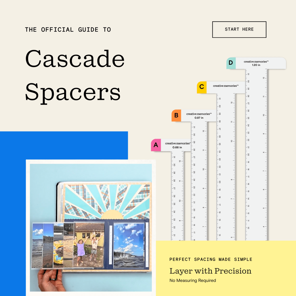 The Official Guide To Creative Memories Cascade Spacers