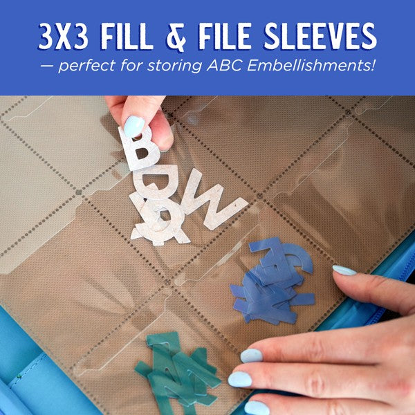 3x3 Fill File Sleeve - Creative Memories Storage