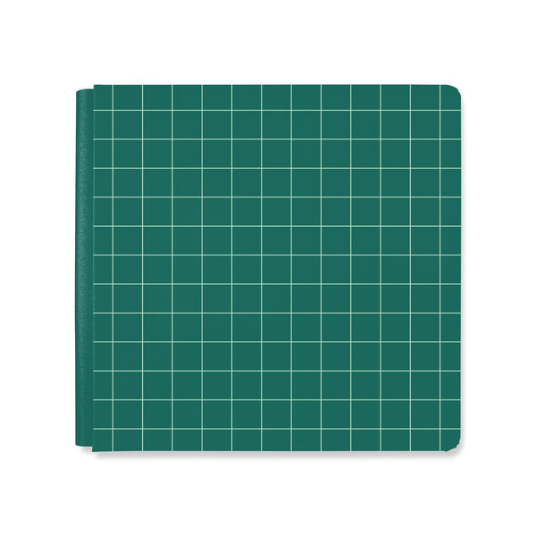 12x12 Classic Grid Album Cover - Hunter Green | Creative Memories