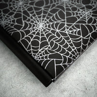 close up of foiled design on 12x12 Midnight Magic Album Cover - Ebony