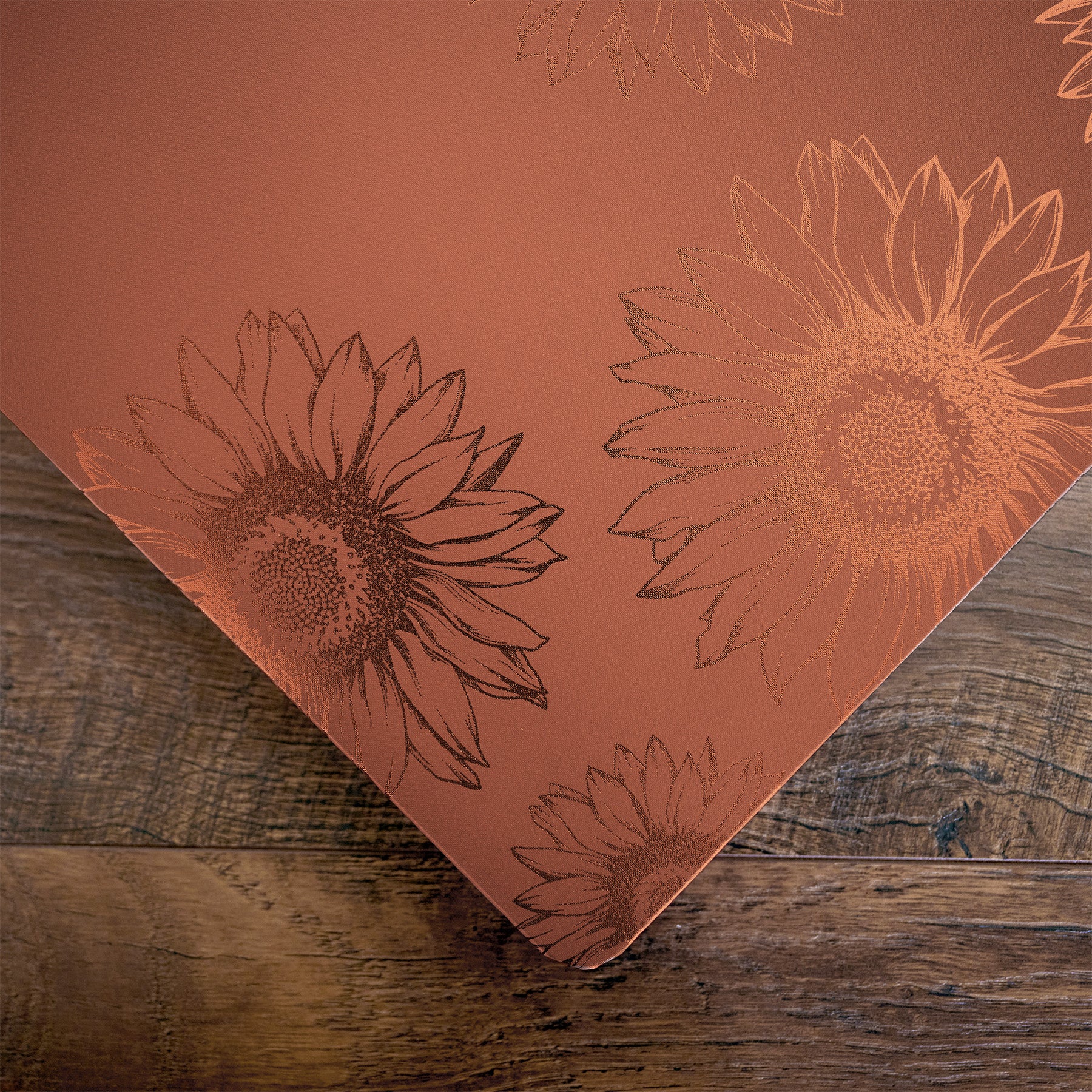 12x12 Sunflower Fields Album Cover - Terra Cotta | Creative Memories