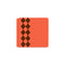 8x8 Sunset Argyle Album Cover - Monarch Orange