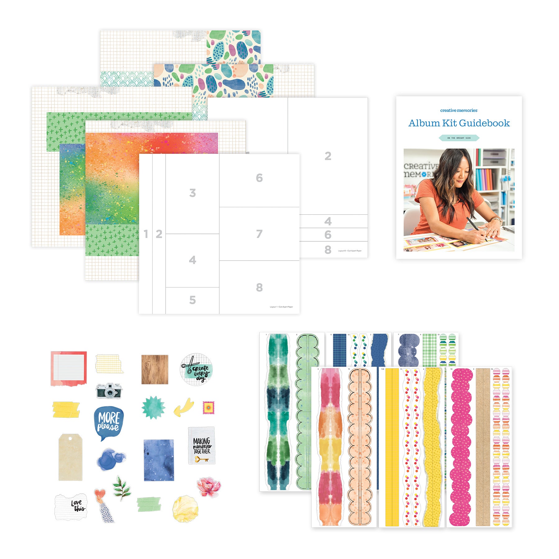 Album Kit Core - On the Bright Side – Creative Memories