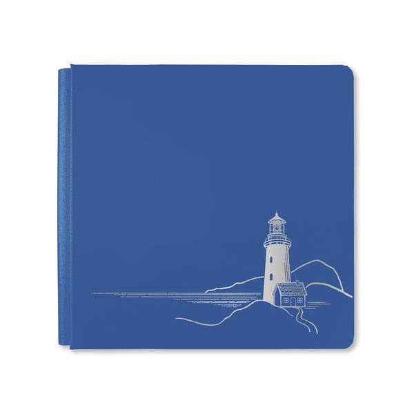 12x12 By the Seashore Album Cover - Classic Blue - Creative Memories