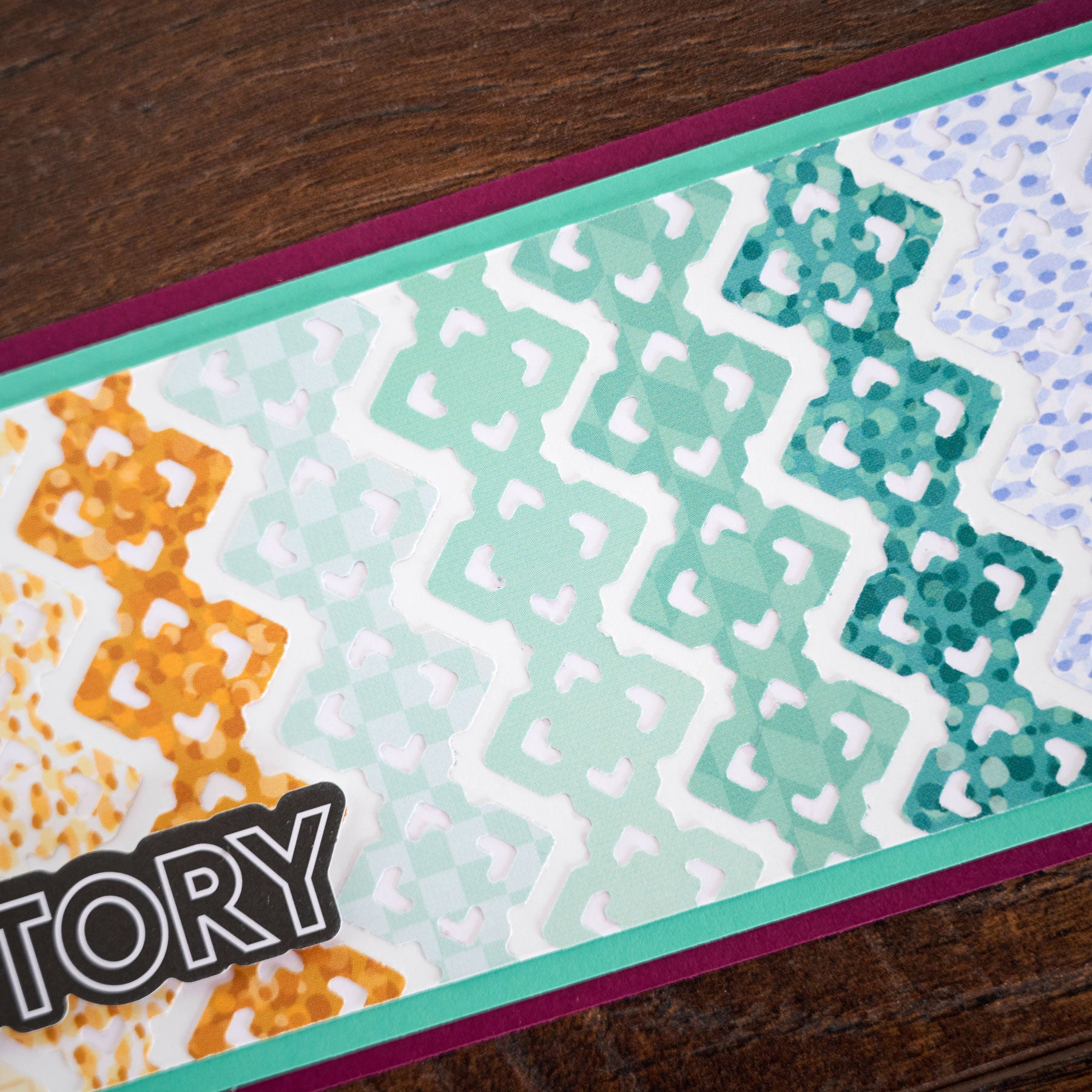 Diamond Chevron Chain Border Maker Cartridge - Creative Memories