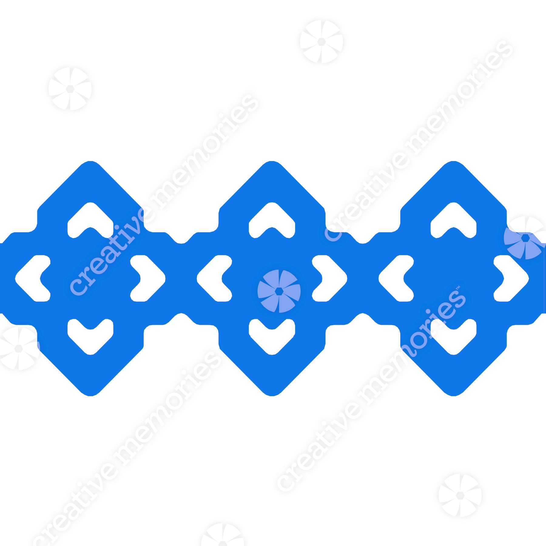 Diamond Chevron Chain Border Maker Cartridge - Creative Memories