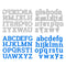 Die-Cutting Alphabet Set Bundle - Block Serif