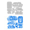 Die-Cutting Titles - Merry Messages (6/pk)