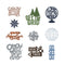 Global Getaway Embellishments - Laser Cut (10/pk)