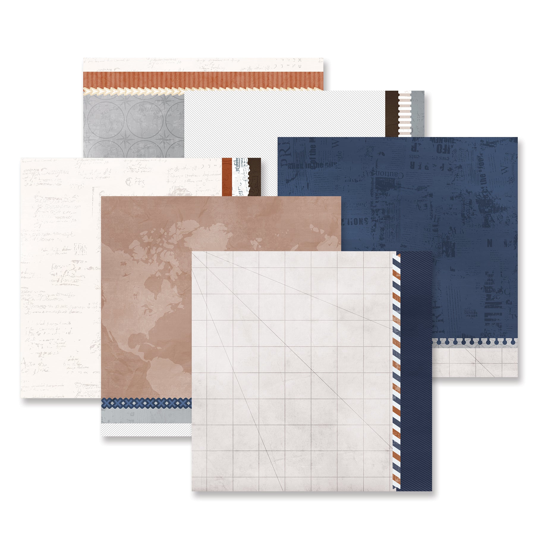 Global Getaway Fast2Fab™-Inspired Paper Pack (12/pk) | Creative