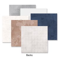 backs of Global Getaway Fast2Fab™-Inspired Paper Pack (12/pk)