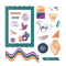 Free Spirit Foiled Embellishments (40/pk)