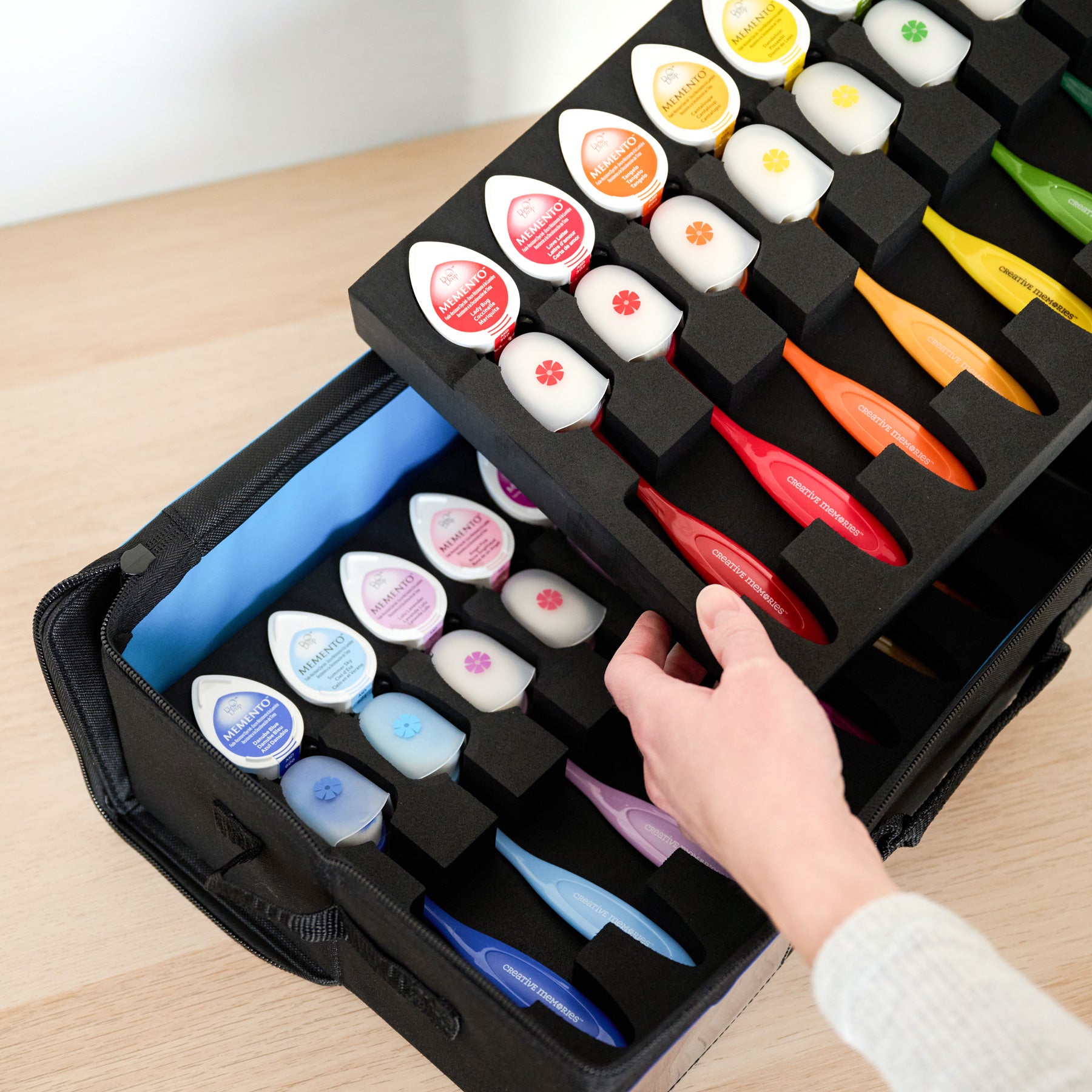 Creative Memories 封筒＆リボン作成ツールセット Ink & Brush Organizer Insert - Creative Memories Storage