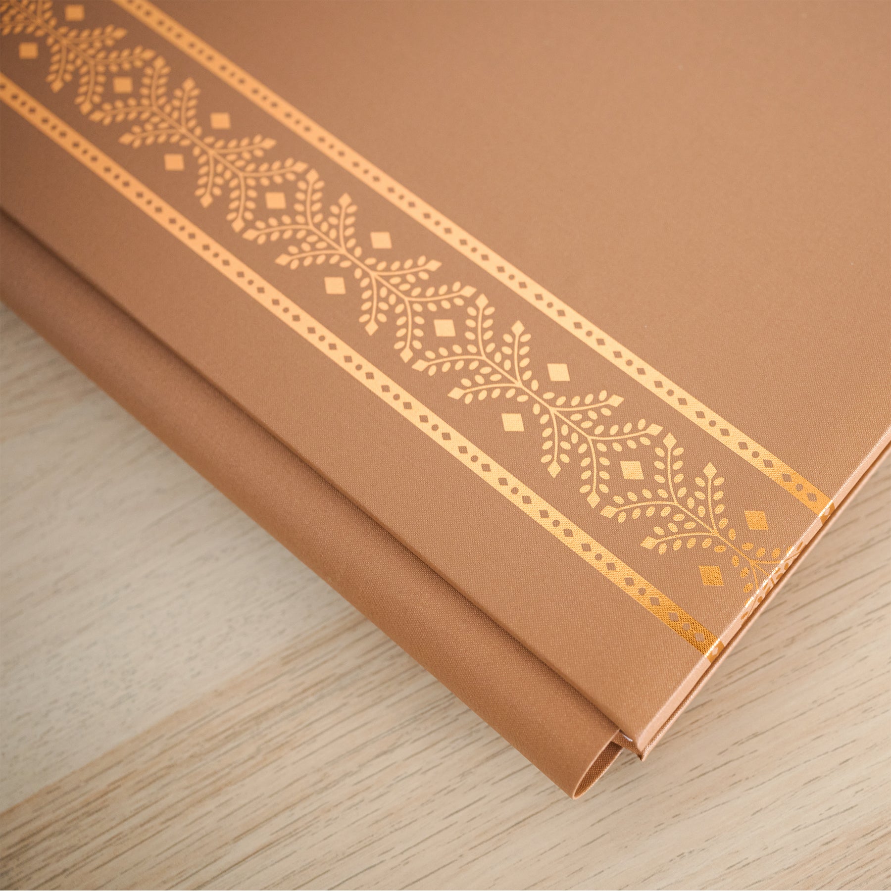 12x12 Natural Beginnings Album Cover - Caramel – Creative Memories