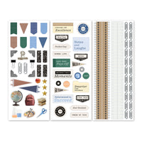 665574 School Years Stickers (3/pk)