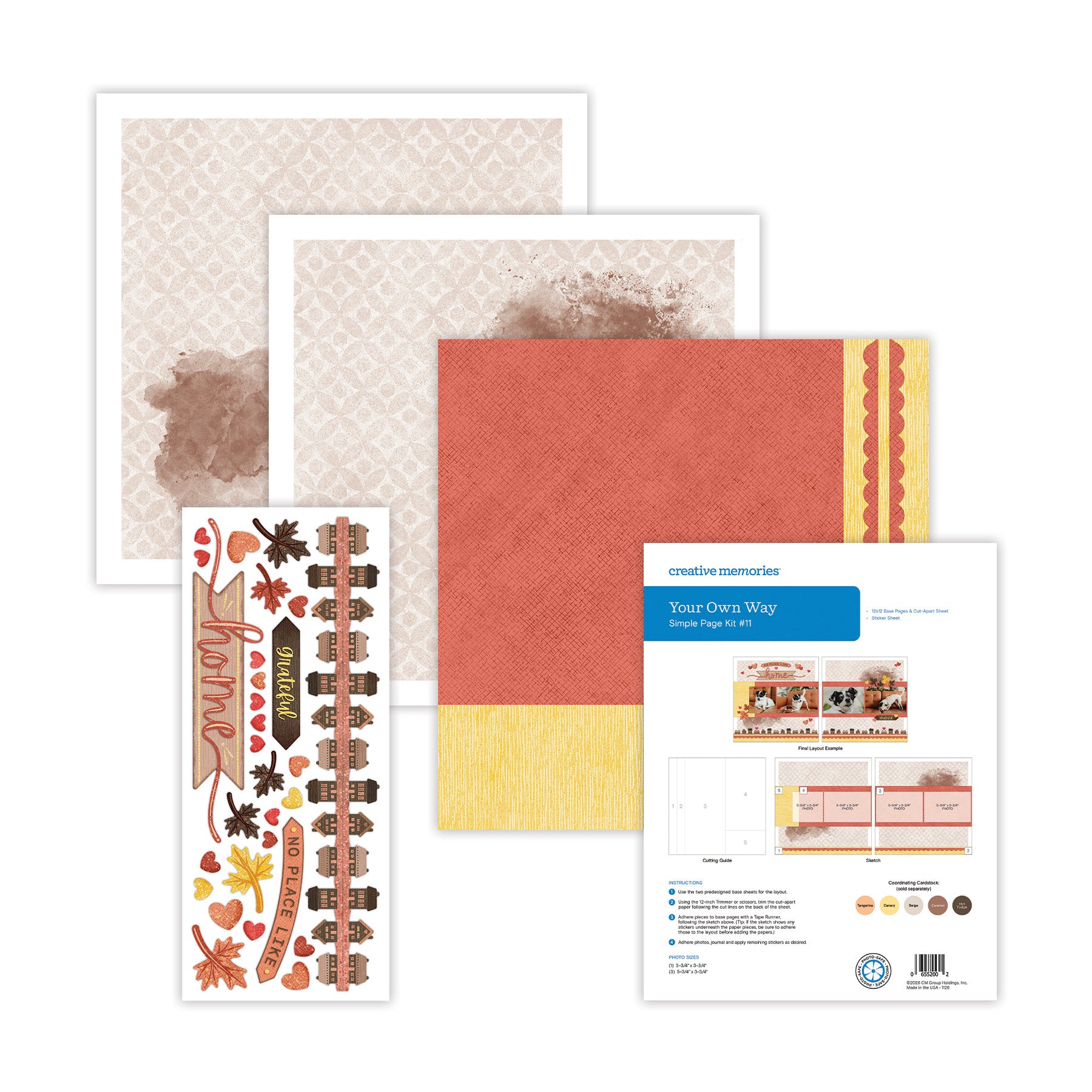Simple Page Kit #11: Your Own Way – Creative Memories