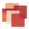 Vellum Paper Pack - Cranberry & Pumpkin (5/pk)