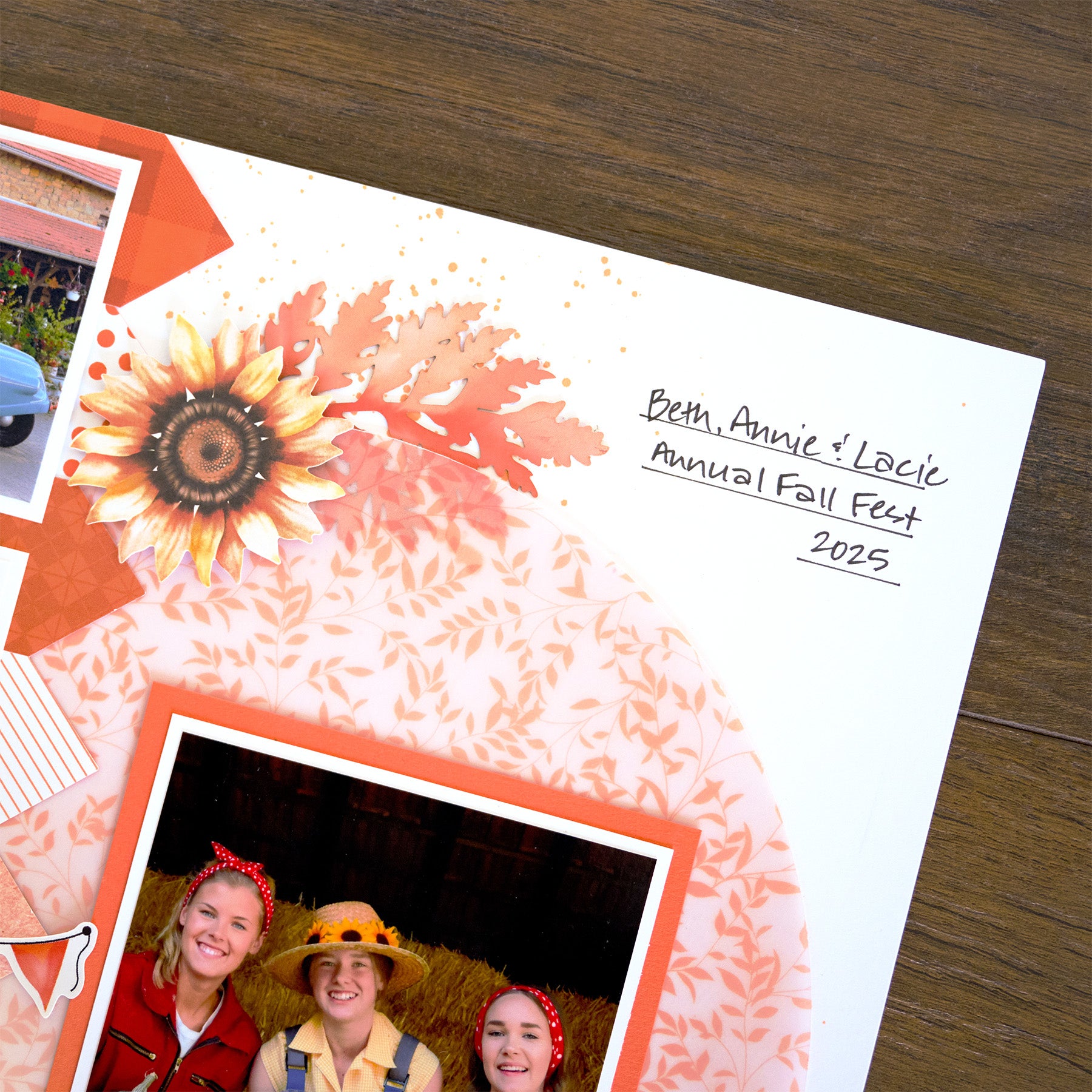 Vellum Paper Pack - Cranberry & Pumpkin (5/pk) - Creative Memories
