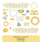 Vivid Melodies 2 Embellishments (20/pk) - Canary