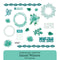 Vivid Melodies 2 Embellishments (20/pk) - Island Waters