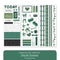 Vivid Melodies 2 Stickers (3/pk) - Dark Green