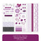 Vivid Melodies 2 Stickers (3/pk) - Deep Orchid