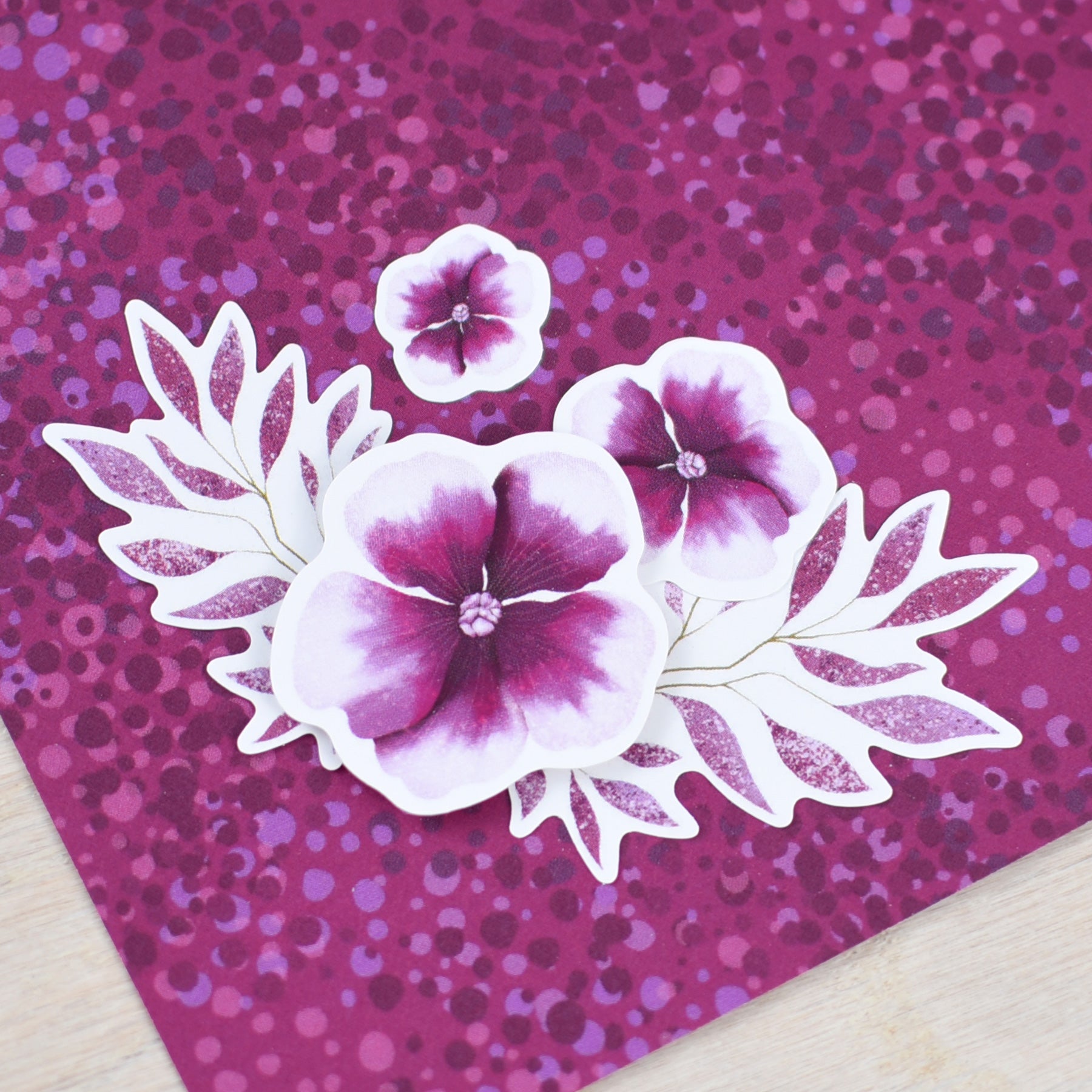 Vivid Melodies 2 Stickers (3/pk) - Deep Orchid - Creative Memories