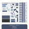 Vivid Melodies 2 Stickers (3/pk) - Navy